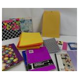 School/Office Supplies - Approximately 20 2-Pocket Folders, 2 1 Subject Notebooks, Journals...