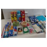 Kitchen Supplies - Gallon Bags, Aluminum Foil, Straws, Coffee Filters, Shelf Liner, Tablecloth