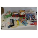 Sewing Collection - Sheers, Thread, Buttons, Material, Beads