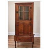 Antique Glass Front Cabinet