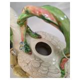 Small Collection of Misc. Vintage Porcelain Decorations w/ "Trash Can" Ice Bucket