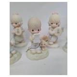 21 Vintage Porcelain Precious Moments Figurines