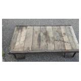 Antique Wood and Metal Pallet