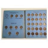 Indian Cent Collection Book with 9 Coins - 1859 / 1860 and 1880 - 1887