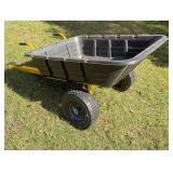 DEWALT Swivel Dump Cart Tow-Behind Utility Yard Trailer  -Model DXTB0573 – Howard City Off-Site