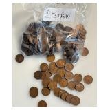 Lot of 200 - All "S" - San Francisco Mint Wheat Cents