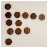 Lot of 12 - Great Britain One Penny - 1903 / 13 / 15 / 17 / 18 / 19 / 21 / 29 / 36 / 37  / 38 / 40