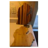 Michigan-Shaped Wood Cutting & Serving Boards Bamboo & Mixed Hardwood – Howard City Off-Site