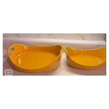 Rachael Ray Orange Stoneware 1.25 & 2.25 Qt Oval Baking Dish Set – Howard City Off-Site