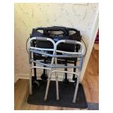 Invacare Rollator Walker & Two Folding Aluminum Walkers 3 Piece Mobility Lot – Howard City Off-Site