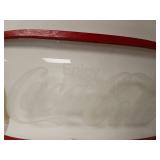 Large Coca Cola Trim Window with Red Trim - 26" x 52"