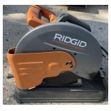 Ridgid 14 Inch Abrasive Cut-Off Machine, Ridgid Wet/Dry Vac Hose, and Avanti Saw Blade – Grand Rapid