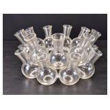 Vintage MCM Clear Glass 18-Bud Cluster Vase And Circular Plant Propagation Station – Potterville