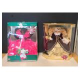 2 Holiday Barbies - 15646 and 4543