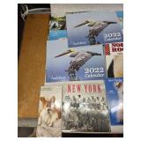 Large Collection of Calendars from Various Years and Themes