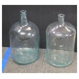 2 Vintage Glass Carboys