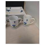 Studio Nova Fine Porcelain Blue Bonnet Dishes
