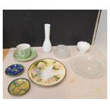 Gorgeous China and Glassware Collection - Also has 2 Cloisonne Bowls