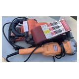 Black and Decker DS321 Dragster Belt Sander and Chicago Electric Angle Grinder Lot – Grand Rapids Of