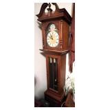 Barwick Wood Case Grandfather Clock with Montgomery Ward Owners Guide - Grand Rapids Off-Site