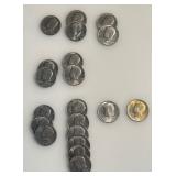 Lot of 20 - Early Date AU / BU Kennedy Half Dollars