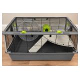 "Living World" Rabbit Cage w/ Loads of Bedding