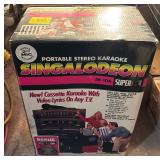 Singalodeon SK-106 Super K Portable Cassette Karaoke System w/ Box