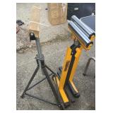 ToughBuilt S200 Roller Stand and Iron Horse Work Systems Support Stand Lot - Grand Rapids Off-Site