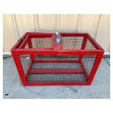 Vintage Red Cage/Trap 24"x13"x15"