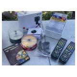 Fifine USB Microphone Kit, SanDisk Sansa MP3 Player, Denon Remotes, and Media Lot - Grand Rapids Off
