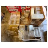 Huge Collection of Vintage Plastic Tupperware and Restaurant Prep Bowls