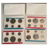 1975 / 1976 - US Mint - Uncirculated Coin Sets - P / D Mints