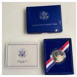 1986 S - Statue of Liberty Centennial Proof Half Dollar - Box / COA