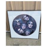 Framed Round Jigsaw Puzzle Art