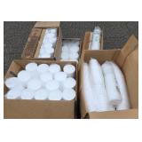 Styrofoam Cups, Lids and Straws