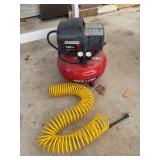 Porter-Cable 6-Gallon 150 PSI Pancake Air Compressor with Coiled Air Hose - Howard City Off-Site