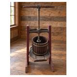 Large Fruit or Wine Press