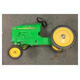 John Deere Cast Iron Pedal Tractor with Broken Front Axle