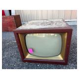 Mid Century Traveler 1950s Television and Silvertone Record Player Console
