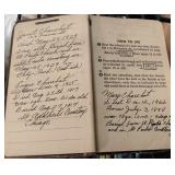 1942 WWII Catholic Army/Navy New Testament - Chicago Cherchut Family Genealogy Handwritten Records - Potterville