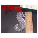 Waterford Crystal Seahorse Ornament From Marshall Field