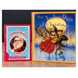 2 Christmas Hardcover Books A Christmas Story Jean Shepherd & Twelve Days of Christmas Delamare - Potterville