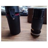 Vintage Kiron 80-200mm f/4 Macro Lens With A Tokina Cap And Its Protective Hard Case - Potterville