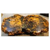Live Edge Burl Wood Table - Made in the USA