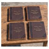 (4) Antique Volumes of Great Men and Famous Women