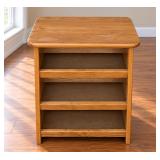 Small Oak Bookshelf or End Table