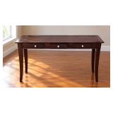 Dark Wood Narrow Console and Sofa Table