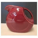 Fiestaware Burgundy Disk Pitcher