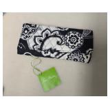 (New) Vera Bradley Black and White Paisley Wallet