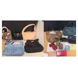 Large Variety of Purses and Handbags